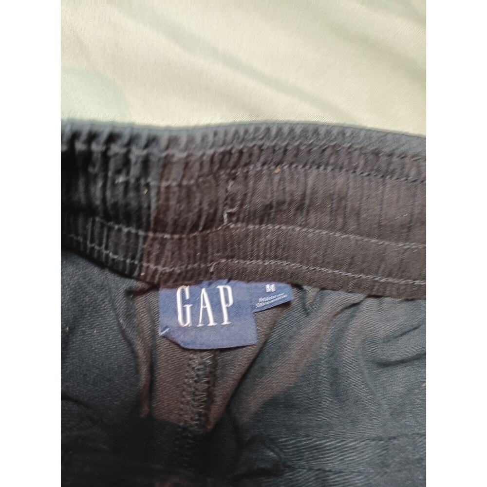 Gap Womens Cargo Pants Size Medium Black Elastic Waist Cozy Casual Everyday Wear - Picture 2 of 4